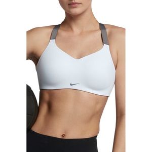White Nike Dri-Fit Strappy Back Sports Bra size M